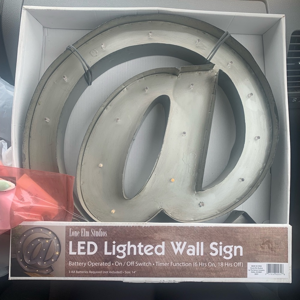 LED wall decor